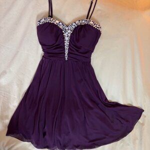 Beautiful Purple Cocktail Dress by Speechless